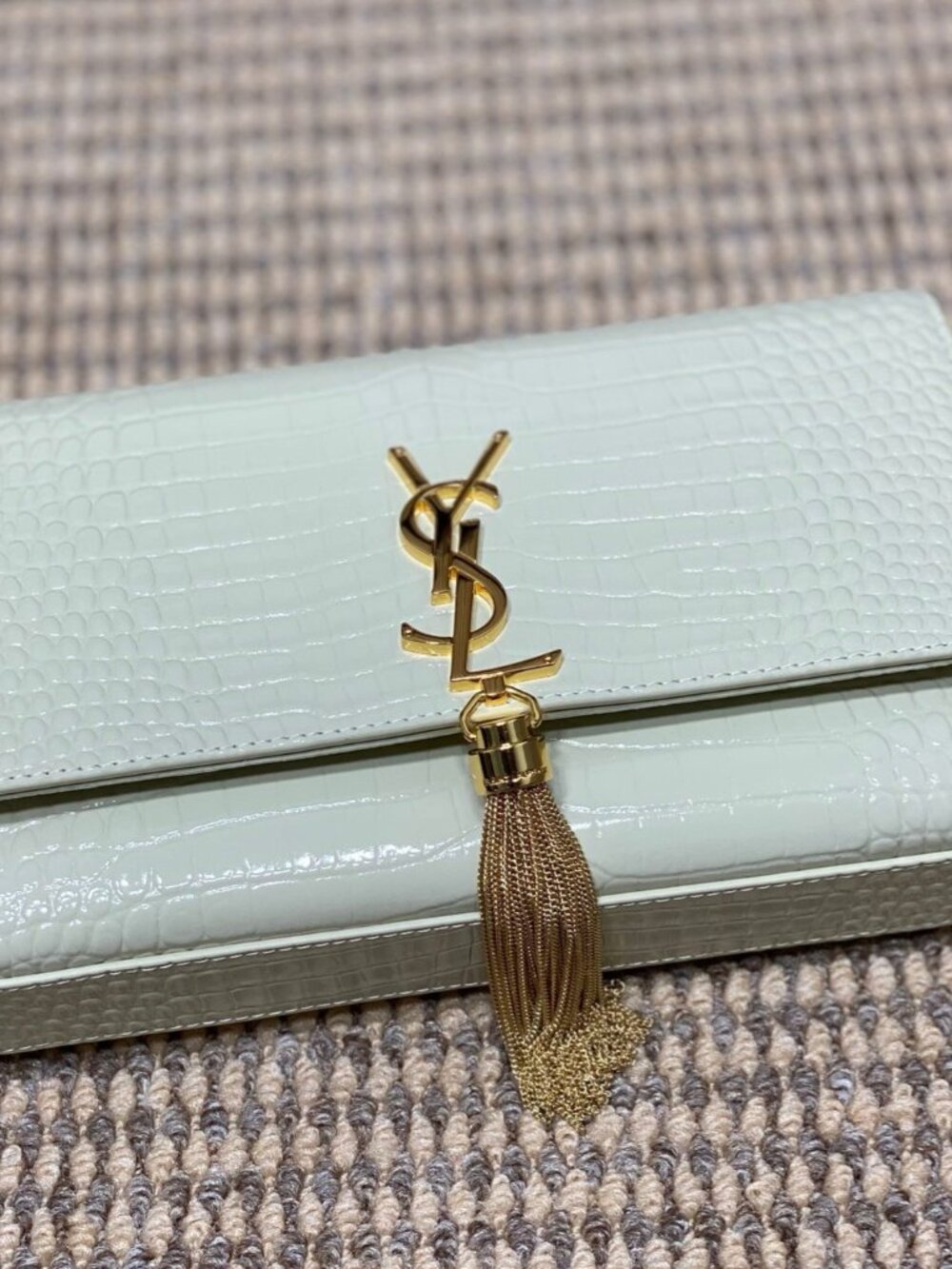 ✅Yves Saint Laurent Crocodile Crossbody Bag - Picture 4 of 11